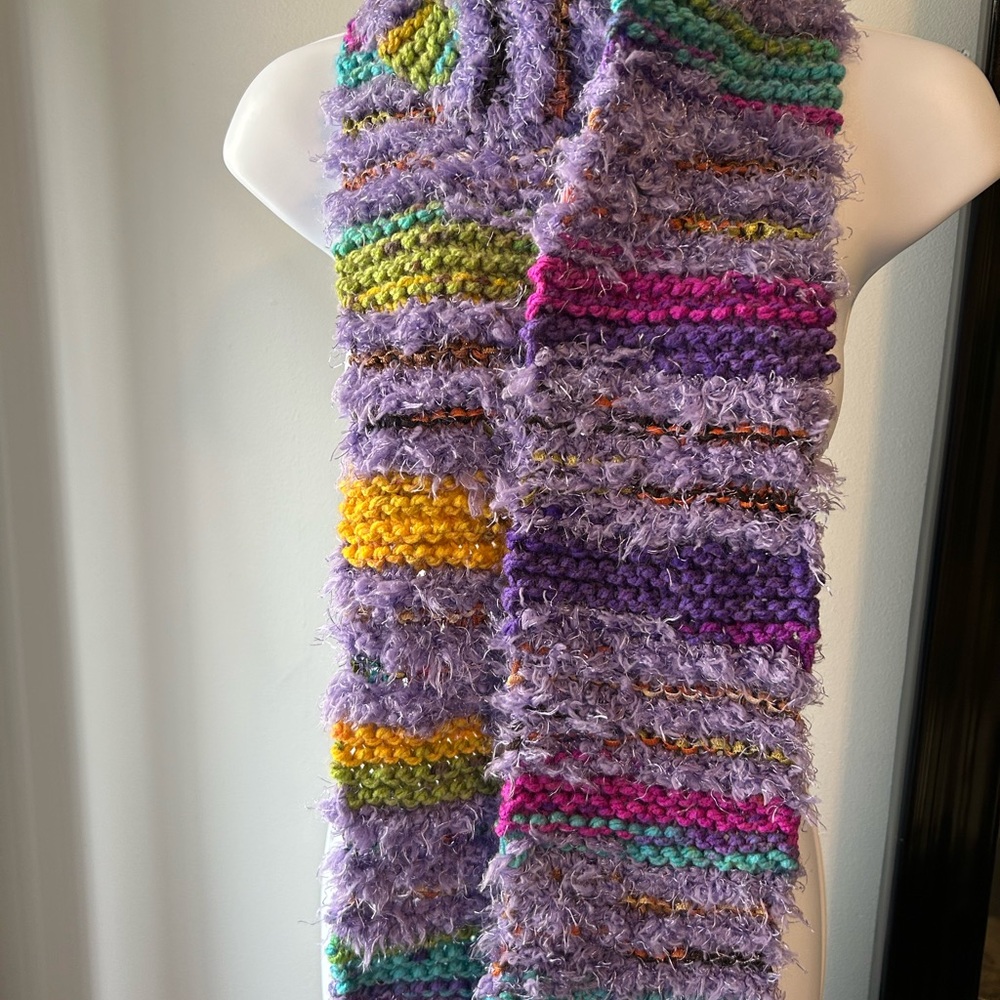 Colorful Knit Scarf